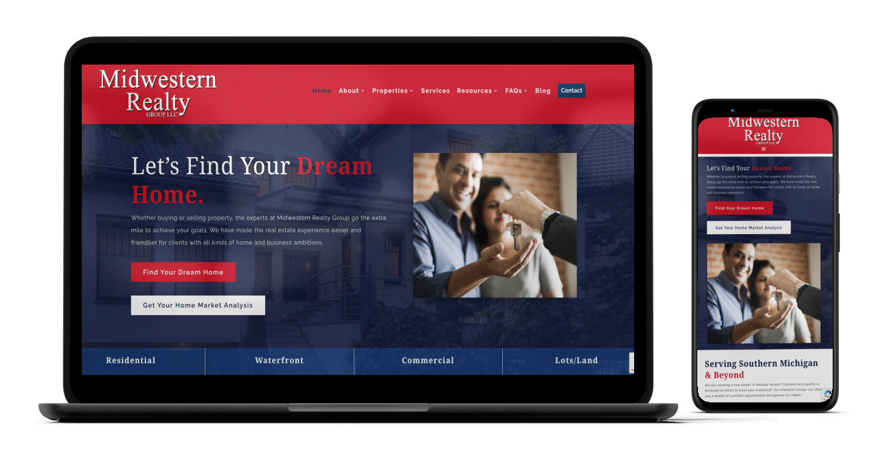 Custom website for realty's by 2nGage